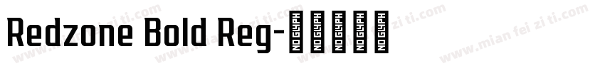 Redzone Bold Reg字体转换